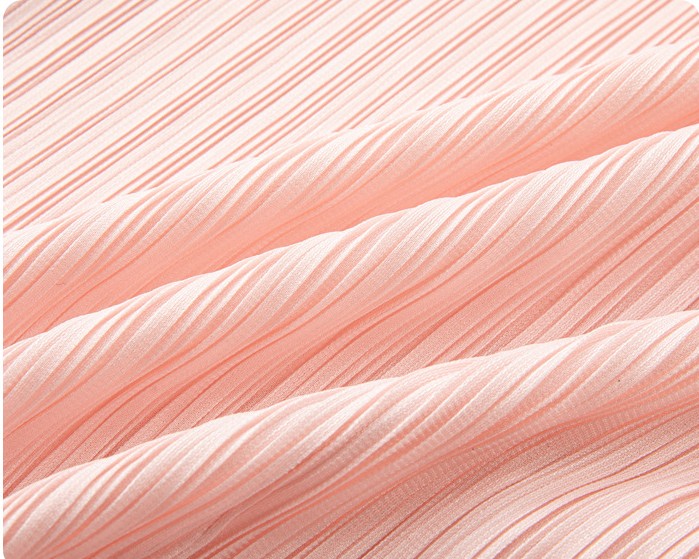 Mushroom Pleats - pleated fabric close-up