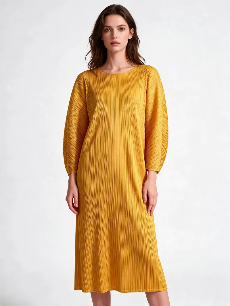 Pleated Dress 14 - Dresses - Women by SUZHE PLEATS