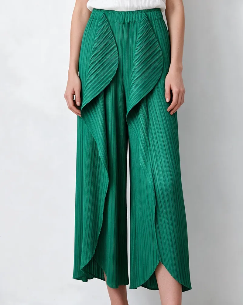 Pleated Pants 03 - Pants - Women by SUZHE PLEATS