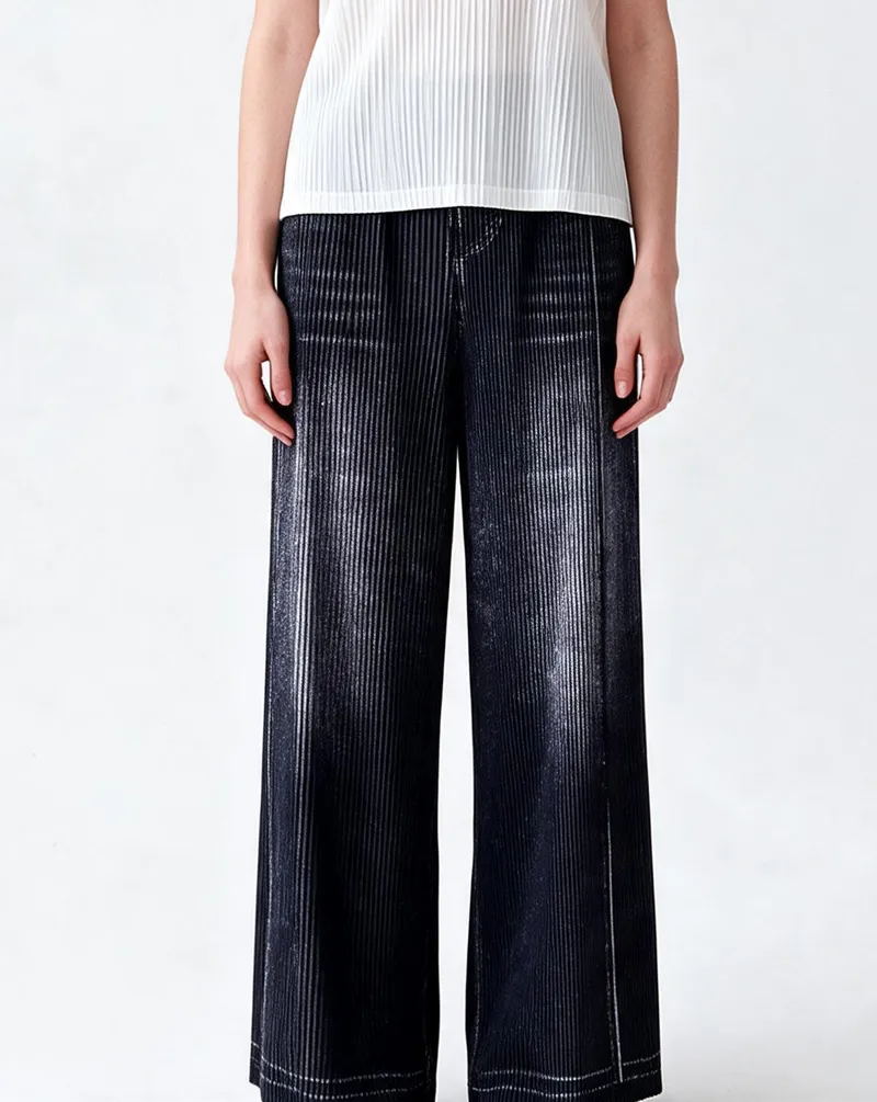 Pleated Pants 05 - Pants - Women by SUZHE PLEATS