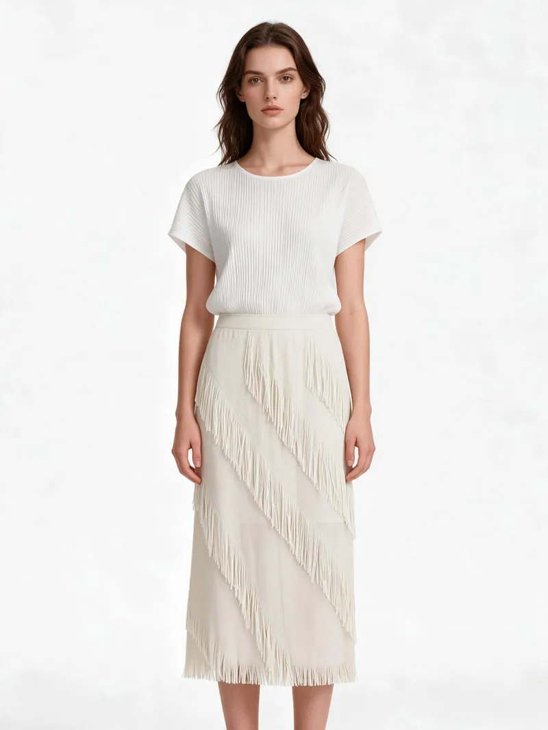 Pleated Skirt 05 - Skirts - Women by SUZHE PLEATS
