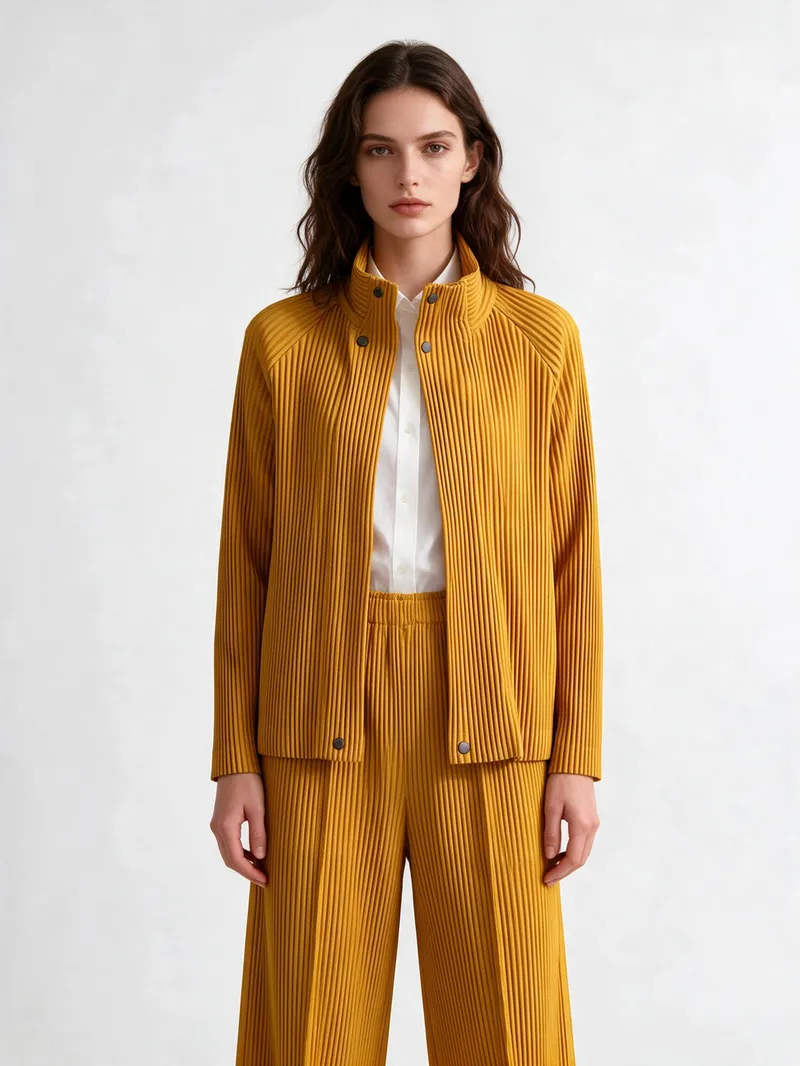 Pleated Suit 06 - Pleated Suits - Women by SUZHE PLEATS