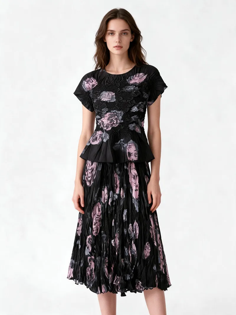 Pleated Suit 07 - Pleated Suits - Women by SUZHE PLEATS