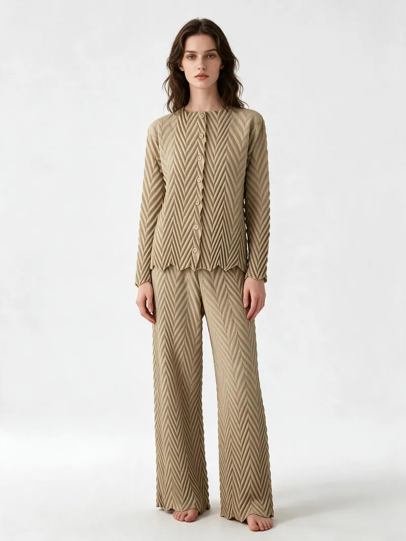 Pleated Suit 10 - Pleated Suits - Women by SUZHE PLEATS
