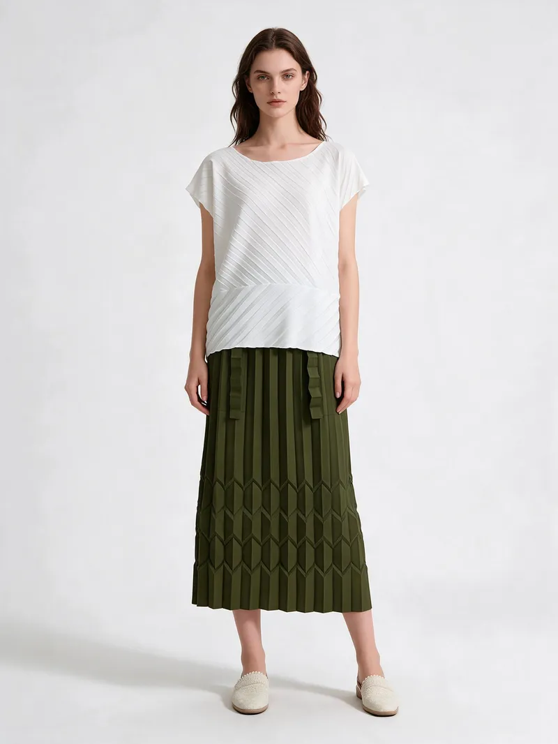 Pleated Suit 13 - Pleated Suits - Women by SUZHE PLEATS