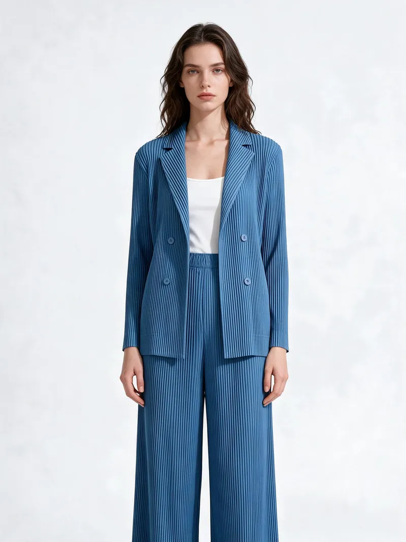 Pleated Suit 15 - Pleated Suits - Women by SUZHE PLEATS