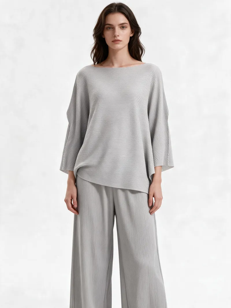 Pleated Top 06 - Tops - Women by SUZHE PLEATS