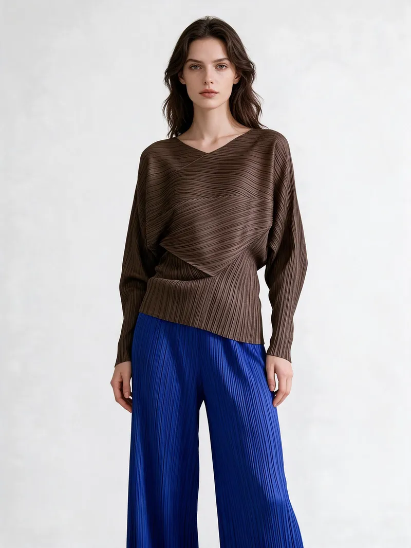 Pleated Top 20 - Tops - Women by SUZHE PLEATS